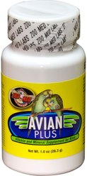 Zoo Med Avian Plus Bird Vitamin Supplement, 1-oz pouch
