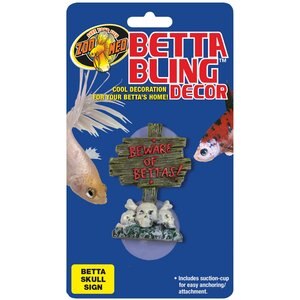 Zoo Med Betta Bling Skull Sign