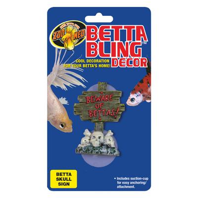 Show full view: Zoo Med Betta Bling Skull Sign slide 1 of 4