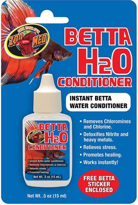 Show full view: Zoo Med Betta H2O Conditioner, 0.5-fl oz slide 2 of 3