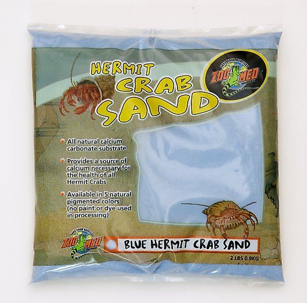 Show full view: Zoo Med Blue Hermit Crab Sand, 2-lb bag slide 1 of 3
