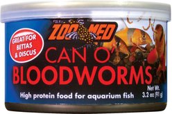 Zoo Med Can O' Bloodworms Food, 3.2-oz can