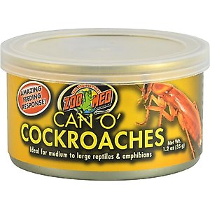 Zoo Med Can O' Cockroaches Reptile Food, 1.2-oz can