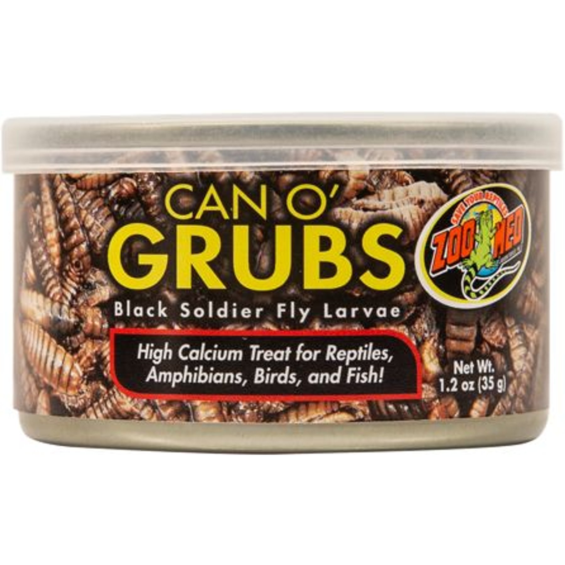Zoo Med Can O Grubs Reptile Food, 1.2-oz can
