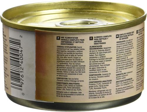 Show full view: Zoo Med Can O' Mini Mealies Reptile & Bird Food, 1.2-oz can slide 2 of 5