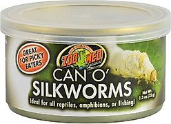 Zoo Med Can O' Silkworms Reptile Food, 1.2-oz can