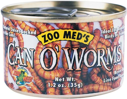 Show full view: Zoo Med Can O' Worms Mealworms, 1.2-oz can slide 5 of 5