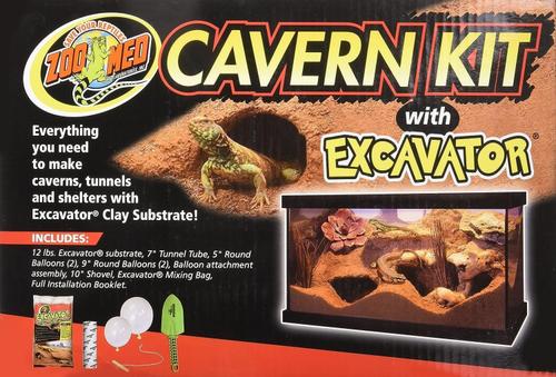 Show full view: Zoo Med Cavern Kit Excavator Clay Burrowing Reptile Hideout slide 2 of 6