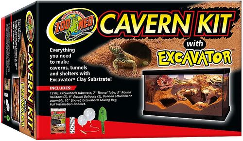 Show full view: Zoo Med Cavern Kit Excavator Clay Burrowing Reptile Hideout slide 4 of 6