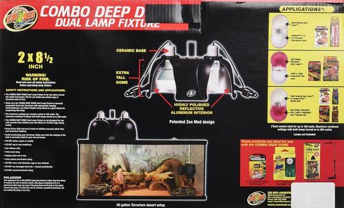Show full view: Zoo Med Combo Deep Dome Lamp, Large slide 5 of 9