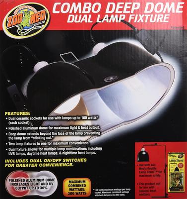 Show full view: Zoo Med Combo Deep Dome Lamp, Large slide 6 of 9