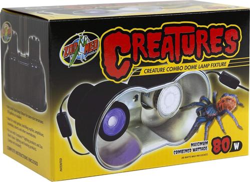 Show full view: Zoo Med Creature Dual Dome Reptile Light Fixture slide 2 of 2