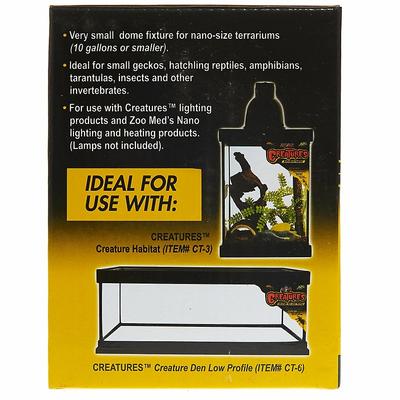 Show full view: Zoo Med Creatures Creature Dome Reptile Lamp Fixture, 40W slide 5 of 8