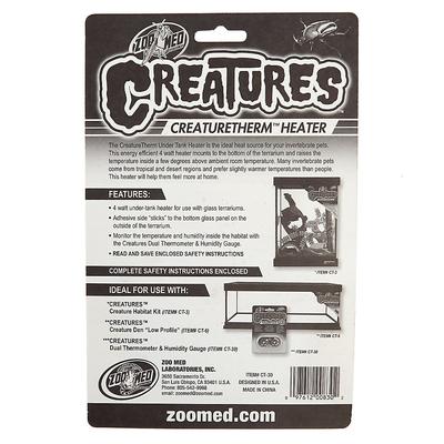 Show full view: Zoo Med Creatures CreatureTherm Reptile Terrarium Heater slide 2 of 3
