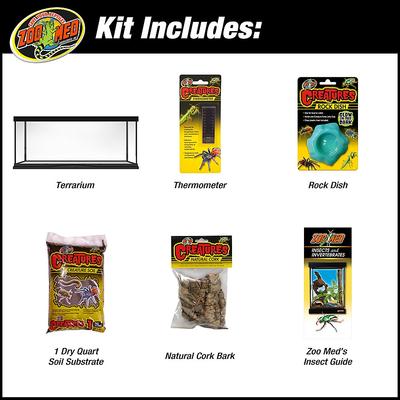 Show full view: Zoo Med Creatures Den Low Profile Starter Kit, 6-gal slide 4 of 7