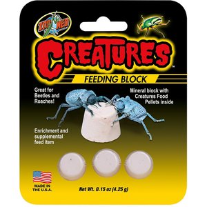 Zoo Med Creatures Feeding Block Reptile Supplement, 3 count