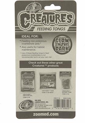 Show full view: Zoo Med Creatures Glow In The Dark Reptile Feeding Tongs  slide 3 of 4