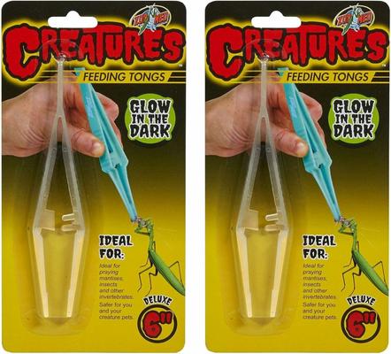 Show full view: Zoo Med Creatures Glow In The Dark Reptile Feeding Tongs  slide 2 of 4