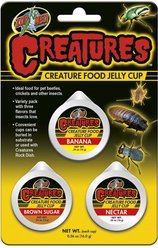 Zoo Med Creatures Reptile Food Jelly Cup, 3 count