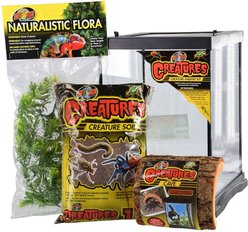 Zoo Med Creatures Reptile Habitat Kit, 3-gal bag