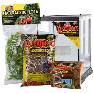 Zoo Med Creatures Reptile Habitat Kit, 3-gal bag