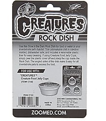 Zoo Med Creatures Rock Dish Reptile Feeder slide 2 of 3