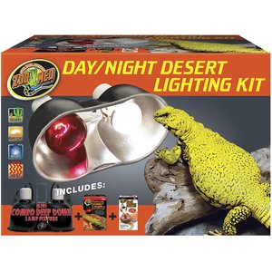 ZOO MED Day/Night Lighting Reptile Kit, Desert