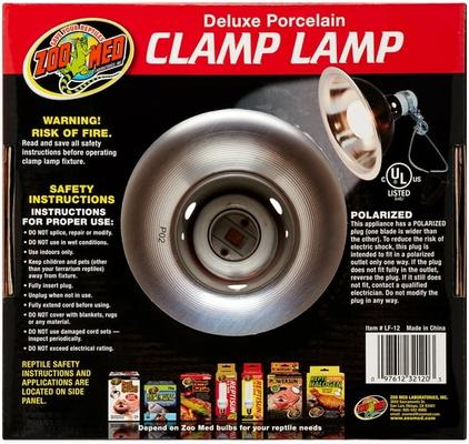 Show full view: Zoo Med Deluxe Porcelain Clamp Lamp, 8.5-in slide 6 of 8