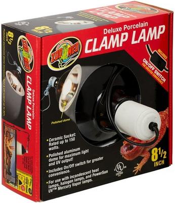 Show full view: Zoo Med Deluxe Porcelain Clamp Lamp, 8.5-in slide 4 of 8