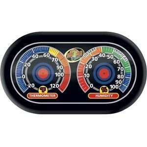Zoo Med Dual Analog Thermometer & Humidity Gauge