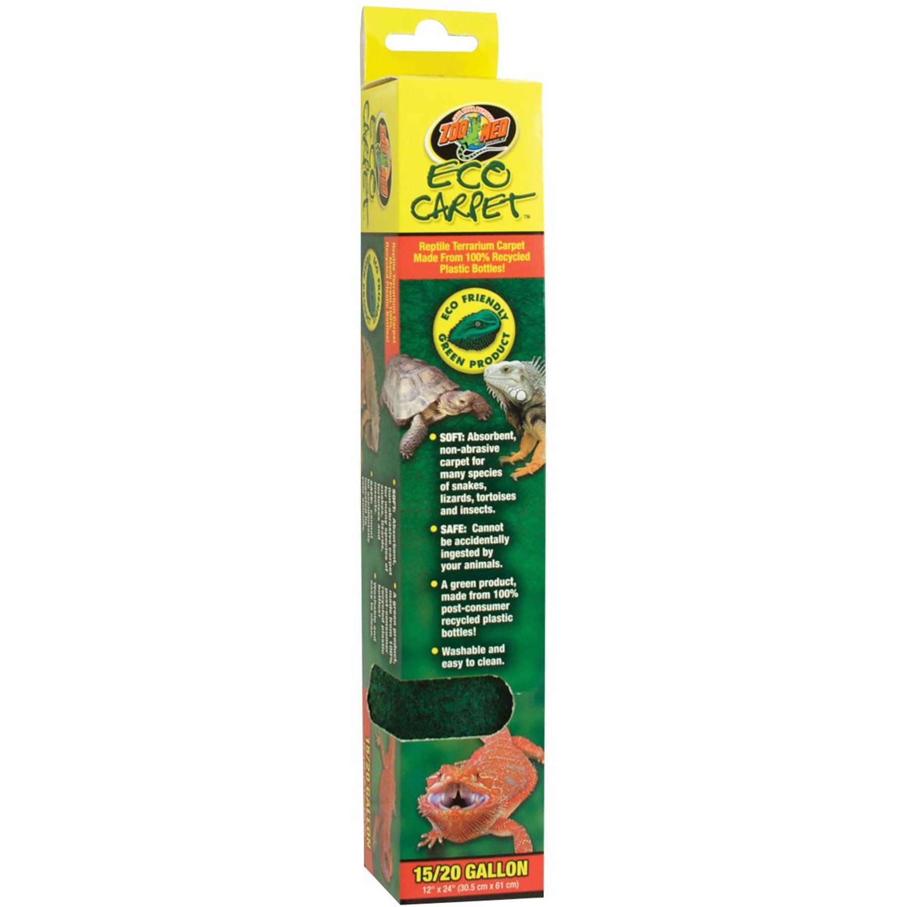 Zoo Med Eco Carpet Cage Liner, 15-gal