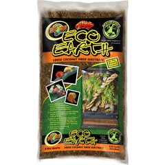 Zoo Med Eco Earth Loose Coconut Fiber Reptile Substrate, 8-qt bag