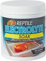 Zoo Med Electrolyte Soak Reptile Supplement, 16-oz jar