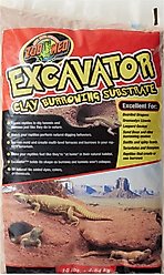 Zoo Med Excavator Clay Burrowing Reptile Substrate, 10-lb bag