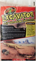 Zoo Med Excavator Clay Burrowing Reptile Substrate, 10-lb bag