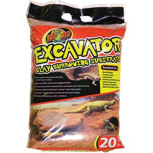 Zoo Med Excavator Clay Burrowing Reptile Substrate, 20-lb bag