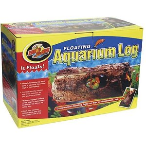 Zoo Med Floating Aquarium Log Fish Hideout, Large