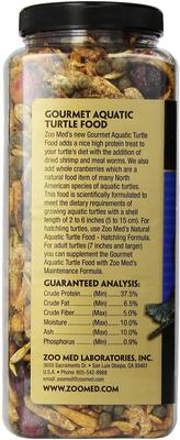Show full view: Zoo Med Gourmet Aquatic Turtle Food, 11-oz jar slide 3 of 9