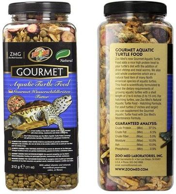 Show full view: Zoo Med Gourmet Aquatic Turtle Food, 11-oz jar slide 6 of 9