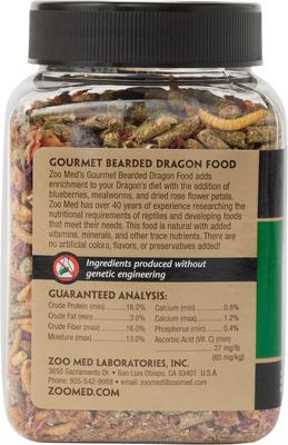 Show full view: Zoo Med Gourmet Bearded Dragon Food, 15-oz jar slide 3 of 5