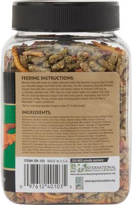 Show full view: Zoo Med Gourmet Bearded Dragon Food, 15-oz jar slide 2 of 5