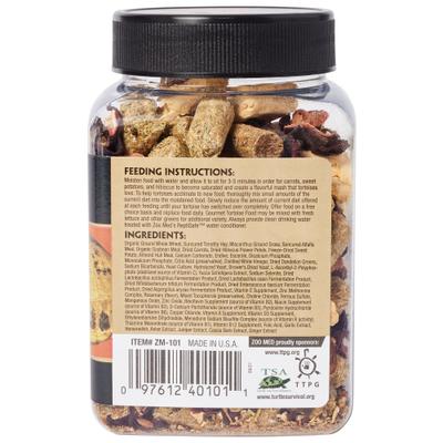 Show full view: Zoo Med Gourmet Tortoise Food, 7.5-oz jar slide 3 of 6