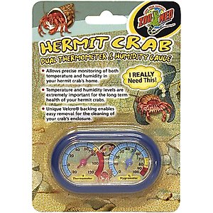 Zoo Med Hermit Crab Dual Thermometer & Humidity Gauge