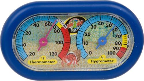 Show full view: Zoo Med Hermit Crab Dual Thermometer & Humidity Gauge slide 2 of 2