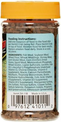 Show full view: Zoo Med Hermit Crab Food, 2.4-oz jar slide 4 of 4