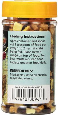 Show full view: Zoo Med Hermit Crab Fruit Salad Food, .85-oz bottle slide 3 of 7