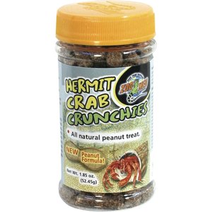 Zoo Med Hermit Crab Peanut Crunchies Reptile Food, 1.85-oz pouch