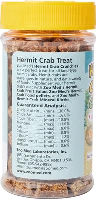 Show full view: Zoo Med Hermit Crab Peanut Crunchies Reptile Food, 1.85-oz pouch slide 3 of 6