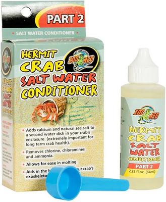 Show full view: Zoo Med Hermit Crab Salt Water Conditioner, 2.25-oz bottle slide 6 of 6