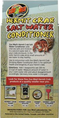 Show full view: Zoo Med Hermit Crab Salt Water Conditioner, 2.25-oz bottle slide 3 of 6